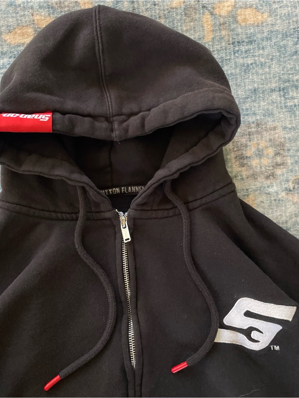 Limited Edition Snap On X Dixxon Flannel Company Zip Up Hoodie Sweatshirt